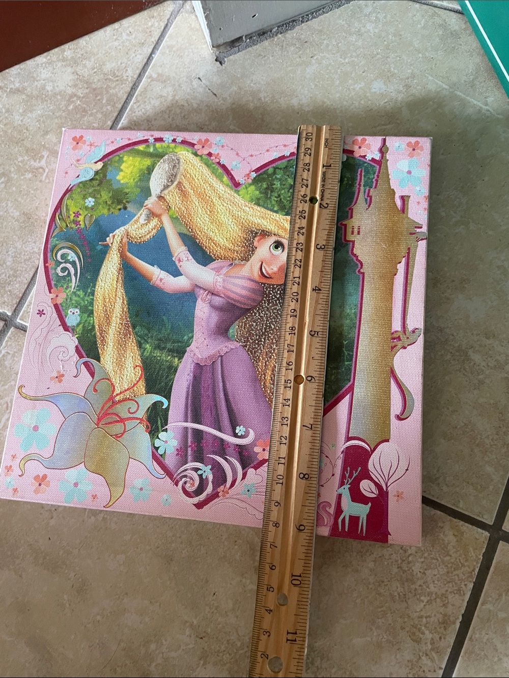 New Disney Rapunzel Pink Purple Wall frame - Picture 3 of 4